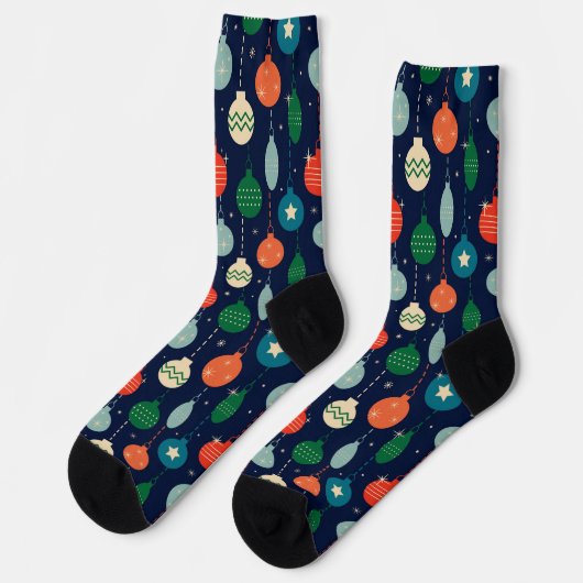 Weihnachtsbaumsocken Socken (Linkes Detail)