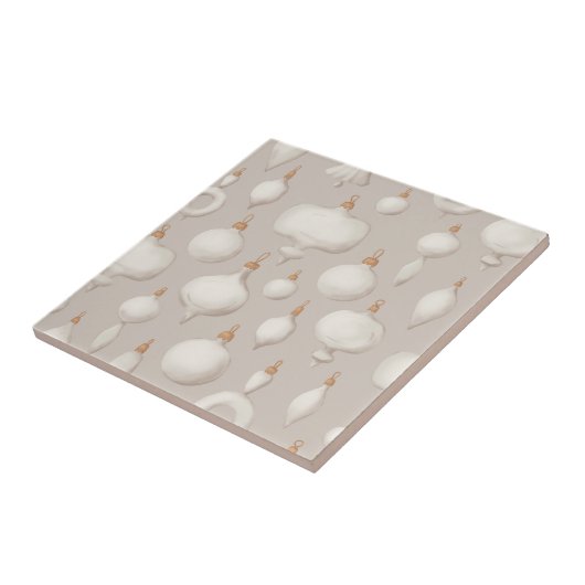 Weihnachtsbaumspielzeug mit Ornament Fliese (Seite)