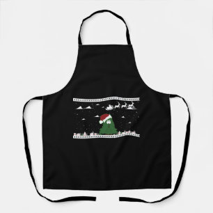 Weihnachtsbaumstadt bis Shirt Design für Veranstal Schürze