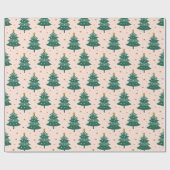 Weihnachtsbaumstars Urlaub Geschenkpapier (Flach)