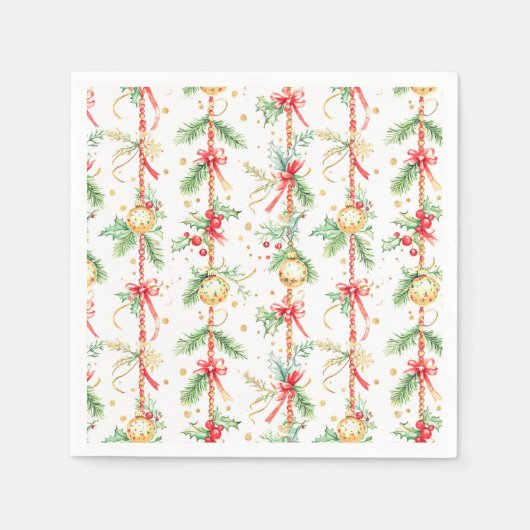 Weihnachtsbaumsteine Serviette (Vorderseite)