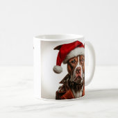 Weihnachtsbaumstier Kaffeemaschine Tasse (VorderseiteRechts)