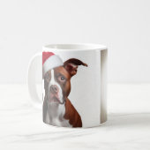Weihnachtsbaumstier Kaffeemaschine Tasse (Vorderseite Links)