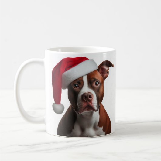 Weihnachtsbaumstier Kaffeemaschine Tasse (Links)