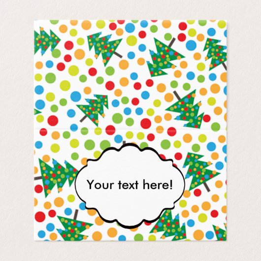 Weihnachtsbaumstruktur (Außenseite Aufgefaltet)