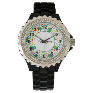 Weihnachtsbaumstruktur Armbanduhr
