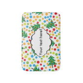 Weihnachtsbaumstruktur Badematte (Vorderseite Vertikal)