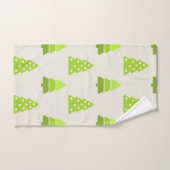 Weihnachtsbaumstruktur Badhandtuch Set (Handtuch)