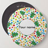 Weihnachtsbaumstruktur Button (Vorne & Hinten)