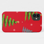 Weihnachtsbaumstruktur Case-Mate iPhone Hülle (Rückseite (Horizontal))