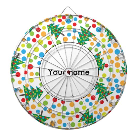 Weihnachtsbaumstruktur Dartscheibe (vorne)