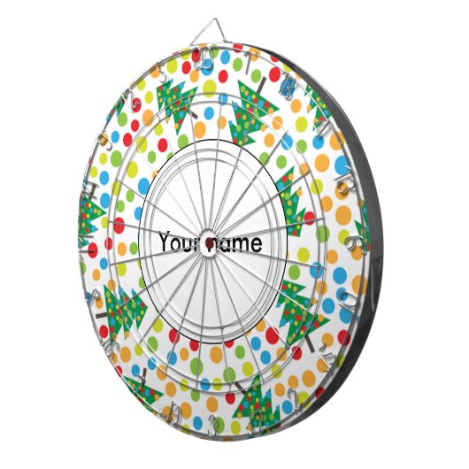 Weihnachtsbaumstruktur Dartscheibe (Vorderseite rechts)