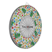 Weihnachtsbaumstruktur Dartscheibe (Vorderseite Links)