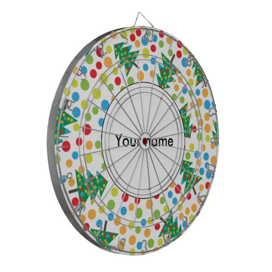 Weihnachtsbaumstruktur Dartscheibe (Vorderseite Links)