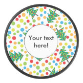 Weihnachtsbaumstruktur Eishockey Puck (Vorderseite)