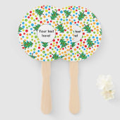 Weihnachtsbaumstruktur Fächer (Vorne und Hinten)