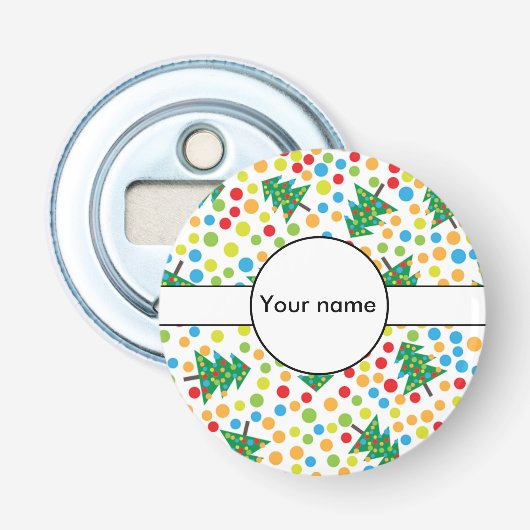 Weihnachtsbaumstruktur Flaschenöffner (Vorderseite)