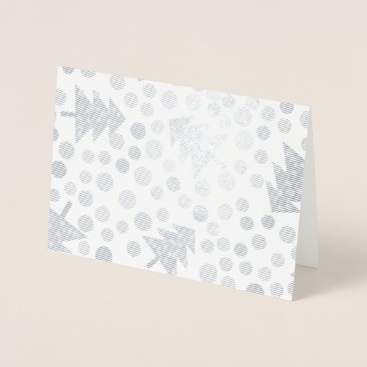 Weihnachtsbaumstruktur Folienkarte (Vorderseite)