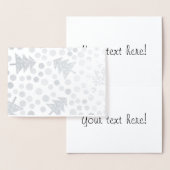 Weihnachtsbaumstruktur Folienkarte (Anzeige)