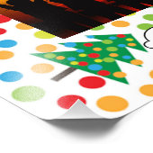 Weihnachtsbaumstruktur Fotodruck (Ecke)