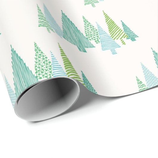 Weihnachtsbaumstruktur Geschenkpapier (Rolleneckpunkt)