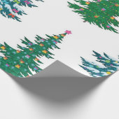 Weihnachtsbaumstruktur Geschenkpapier (Ecke)