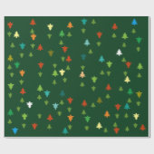 Weihnachtsbaumstruktur Geschenkpapier (Flach)