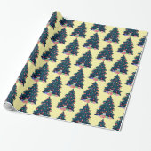 Weihnachtsbaumstruktur Geschenkpapier (Ungerollt)