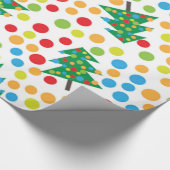 Weihnachtsbaumstruktur Geschenkpapier (Ecke)