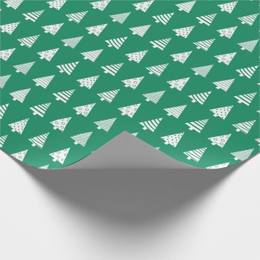Weihnachtsbaumstruktur Geschenkpapier (Ecke)