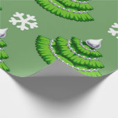 Weihnachtsbaumstruktur Geschenkpapier (Ecke)