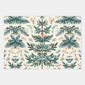 Weihnachtsbaumstruktur Geschenkpapier Set (Vorderseite 2)