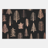 Weihnachtsbaumstruktur Geschenkpapier Set (Vorderseite 3)