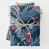 Weihnachtsbaumstruktur Geschenkpapier Set (Beispiel)