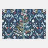 Weihnachtsbaumstruktur Geschenkpapier Set (Vorderseite 2)