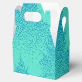 Weihnachtsbaumstruktur Geschenkschachtel (Geöffnet)