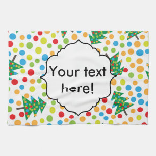 Weihnachtsbaumstruktur Geschirrtuch