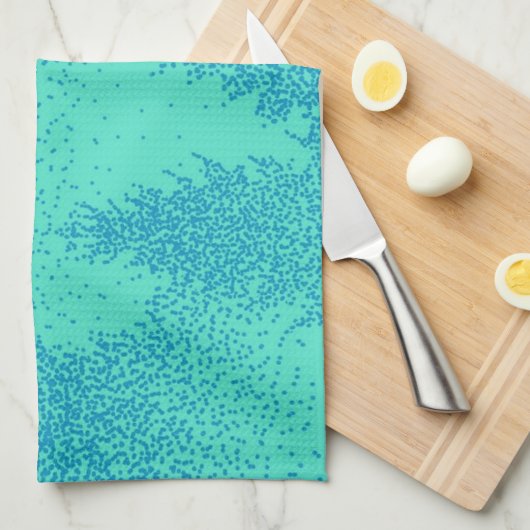 Weihnachtsbaumstruktur Geschirrtuch (Viertel Falte)