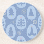 Weihnachtsbaumstruktur Getränkeuntersetzer (Vorne)