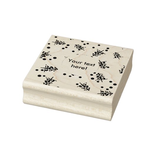 Weihnachtsbaumstruktur Gummistempel (Stempel)