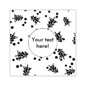 Weihnachtsbaumstruktur Gummistempel (Prägung)