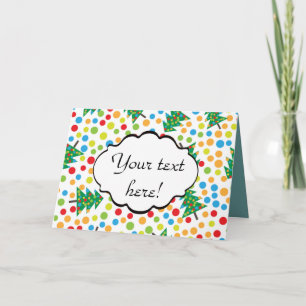 Weihnachtsbaumstruktur Karte