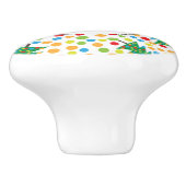 Weihnachtsbaumstruktur Keramikknauf (Seitenansicht)