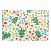 Weihnachtsbaumstruktur Kissenbezug (Rückseite)