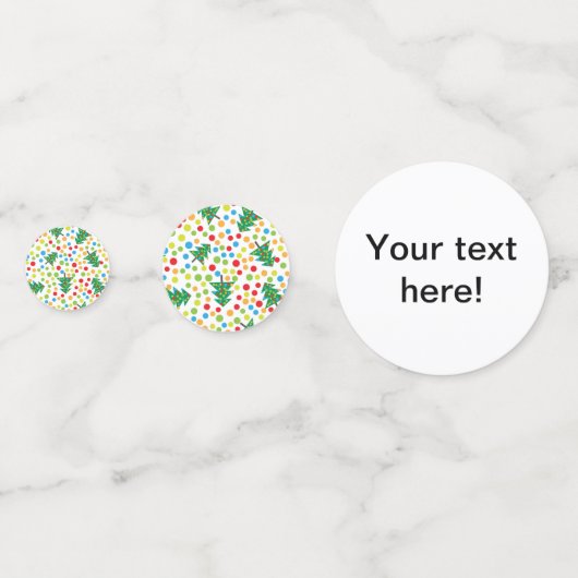 Weihnachtsbaumstruktur Konfetti (Rückseiten)