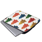 Weihnachtsbaumstruktur Laptopschutzhülle (Vorne Knopf)