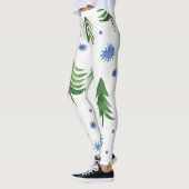 Weihnachtsbaumstruktur Leggings (Links)