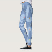 Weihnachtsbaumstruktur Leggings (Links)