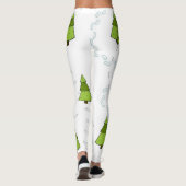 Weihnachtsbaumstruktur Leggings (Rückseite)