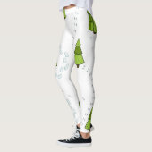 Weihnachtsbaumstruktur Leggings (Links)